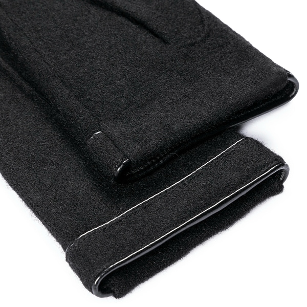 Leather Piping Touch - black