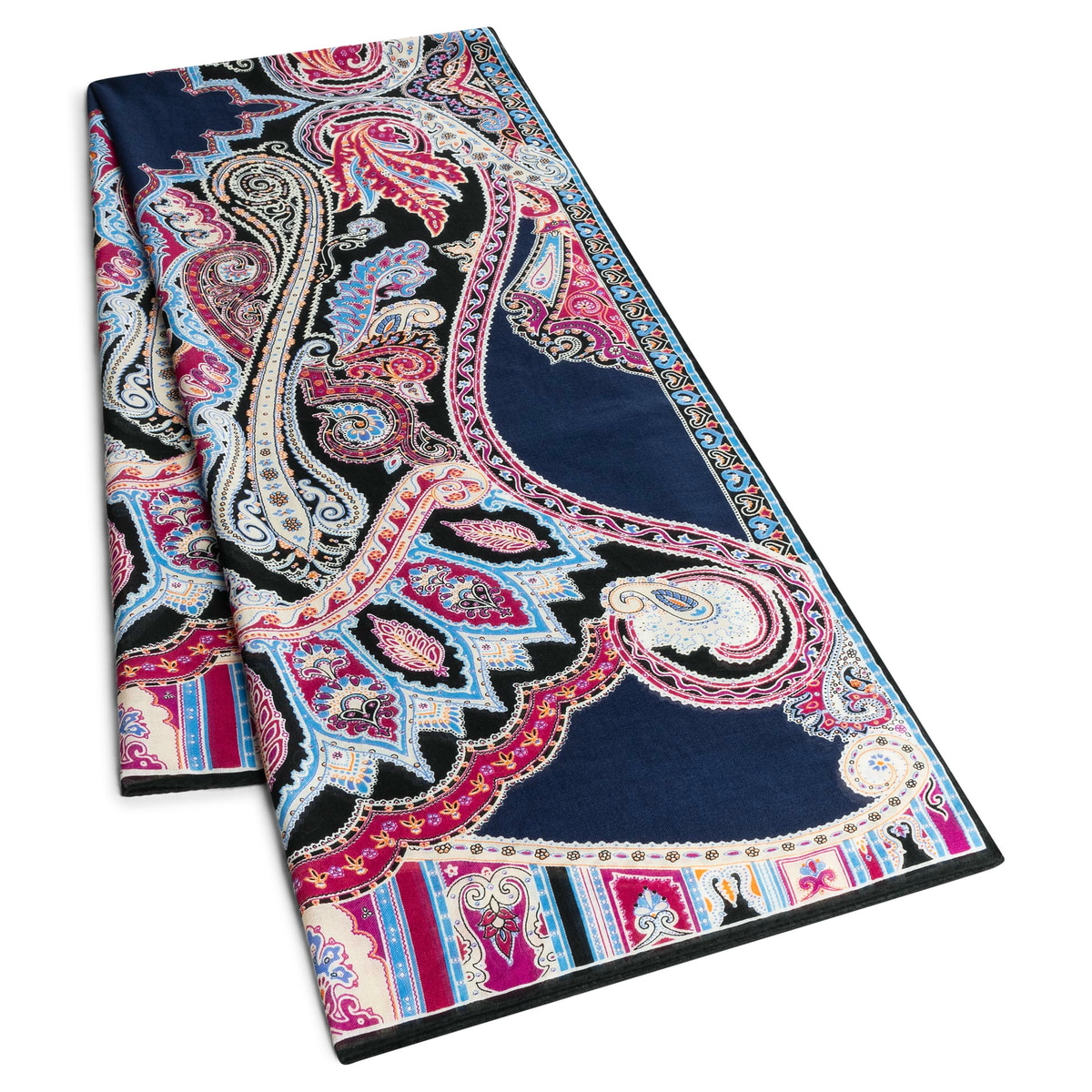 Porta Paisley 70x180  - multi navy