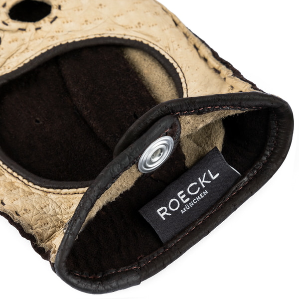 Meran Autofahrer  - ecru/coffee