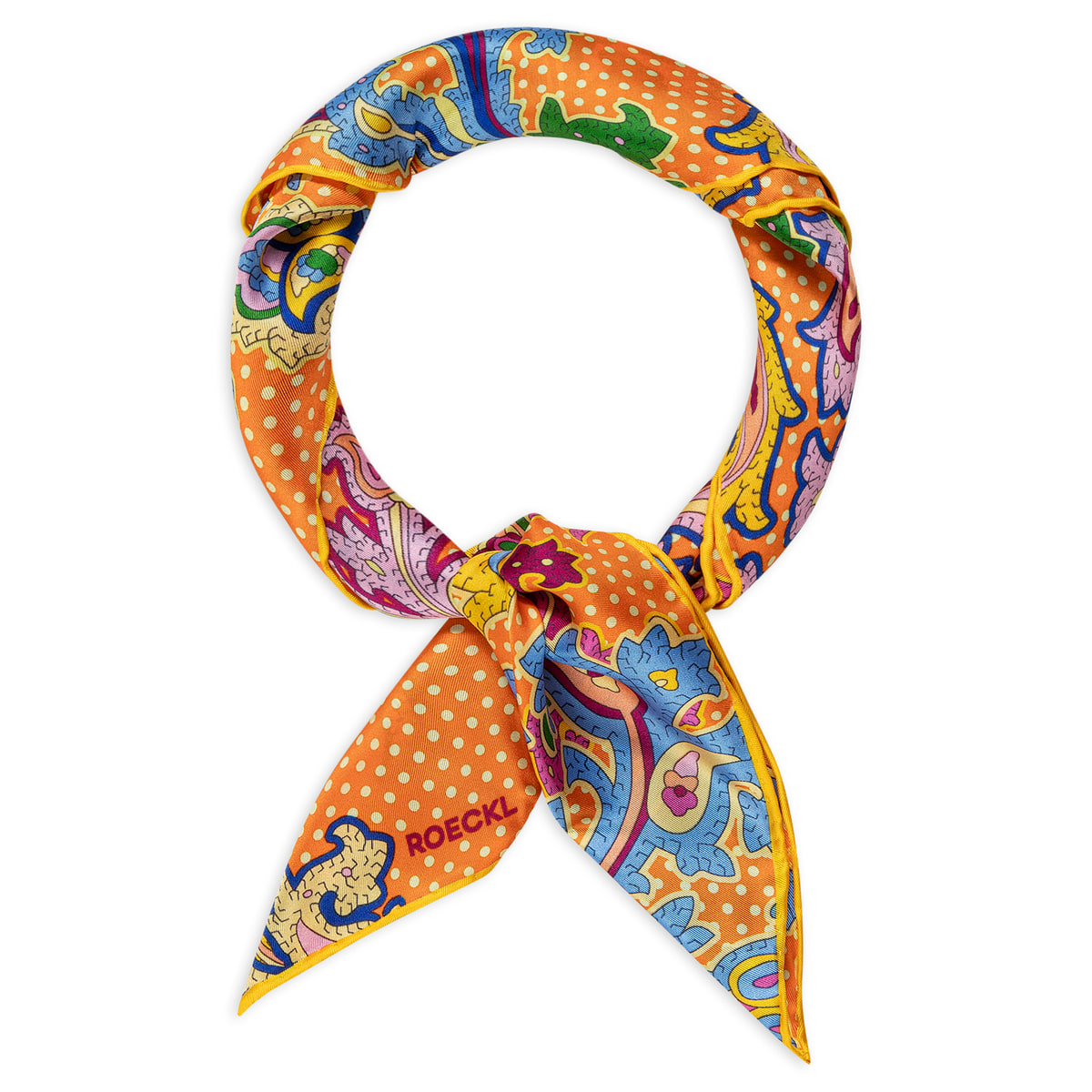 Paisley Illusion 53x53 - orange