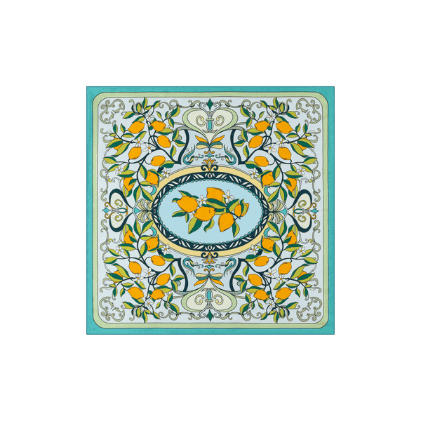 Citrus Garden 64x64 - orange/lime