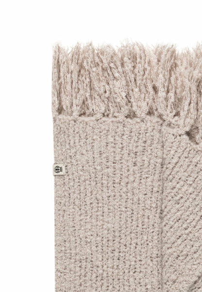 Classic Bouclé Schal 35x180 - cashmere