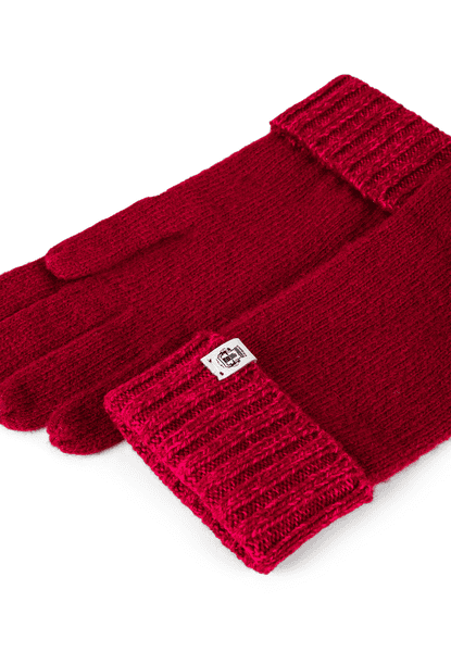 Cabel lines Handschuh - berry/pink