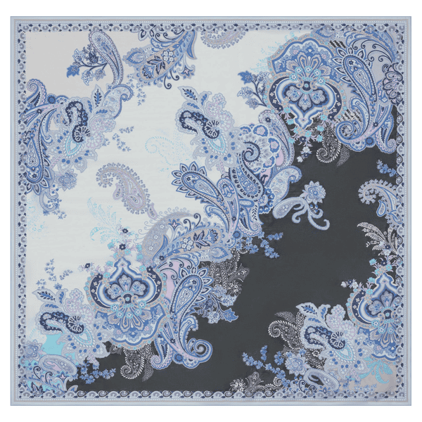 Flower Fusion 130 x 130 - black/taupe