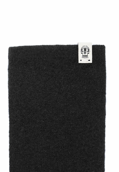 Pure Cashmere Stulpe - black