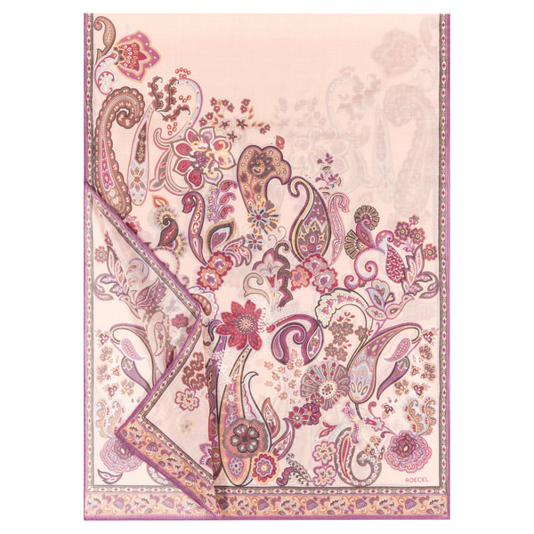 Paisley Twister 70x180 - multi blush