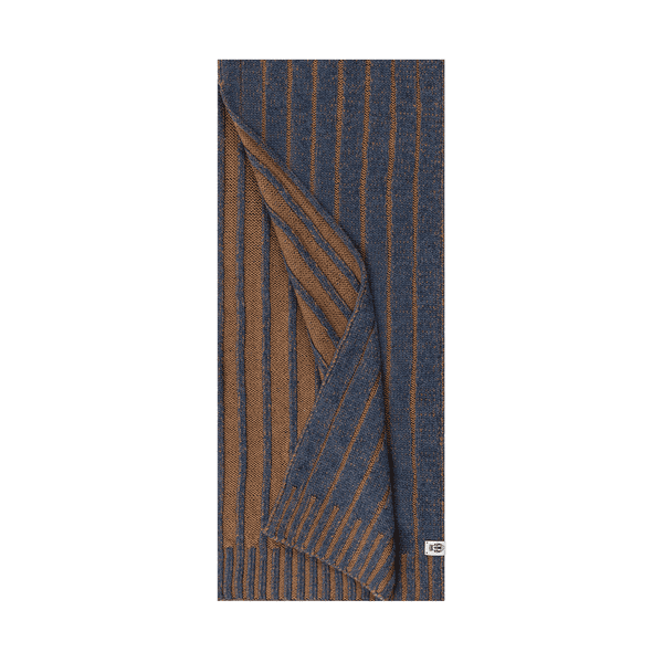 Mouline Rip Schal 27x180 - cobalt