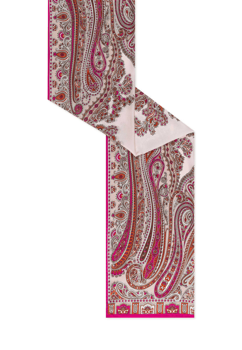 Paisley Reverie 70x180 - rose/beige