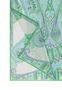Shimmering Ornament 70x80 - multi green