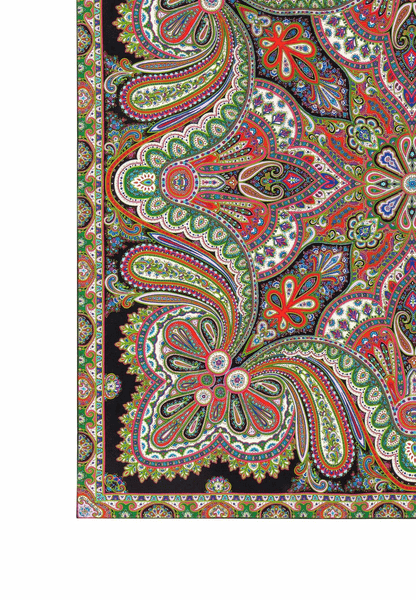 Aesthetic Paisley 140x140 - black flash