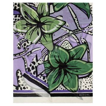 Botanical Summer 70x180 - multi lavender