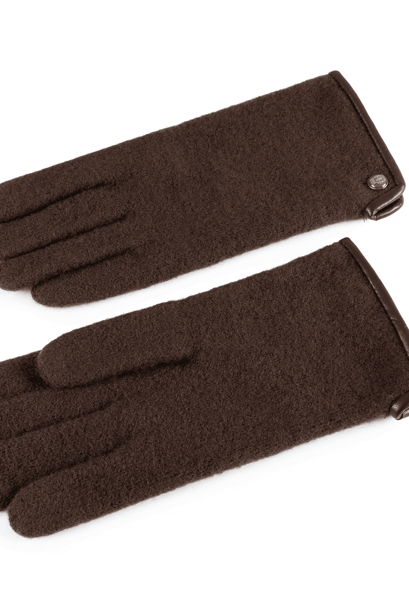 Klassischer Walkhandschuh Women - mocca