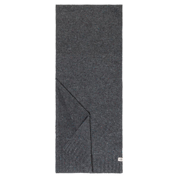 Merino Tweed Schal 35x180  - anthracite