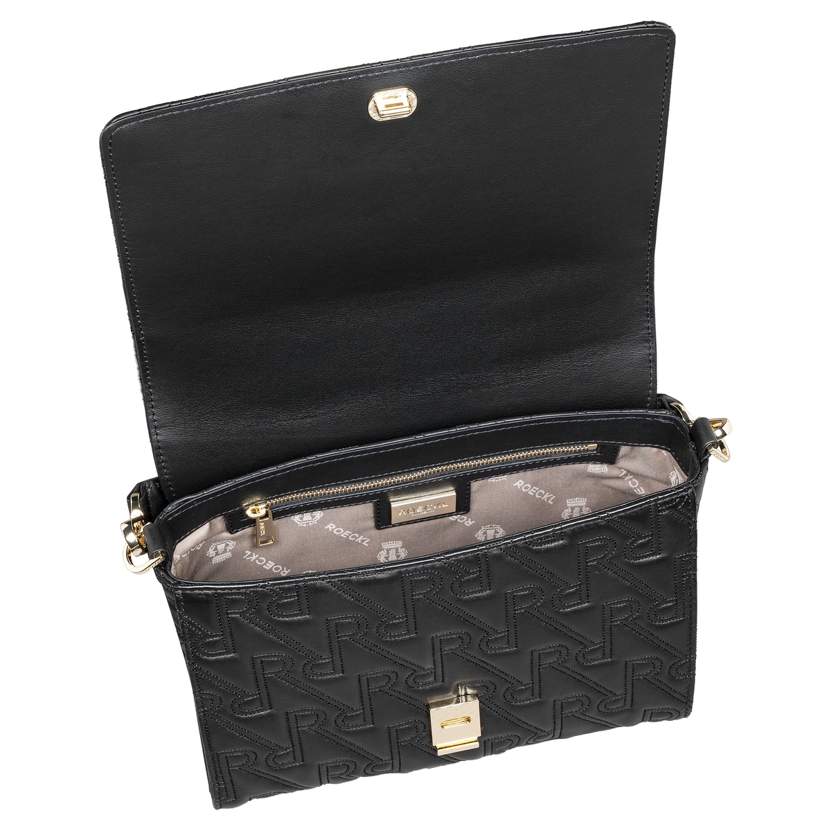 Emilia quilted small - black