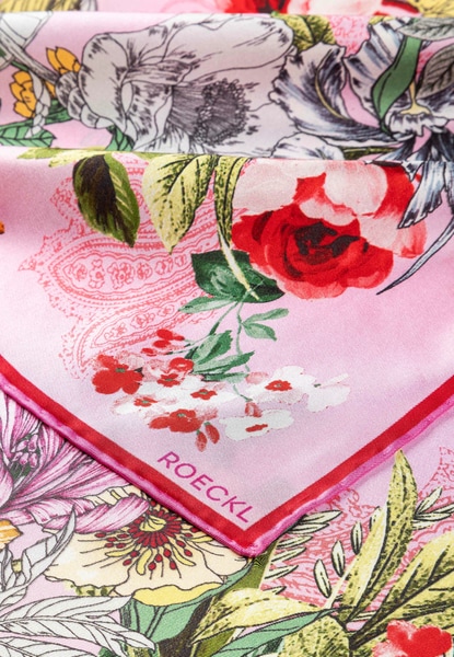 Paisley & Flowers 53x53  - multi rose