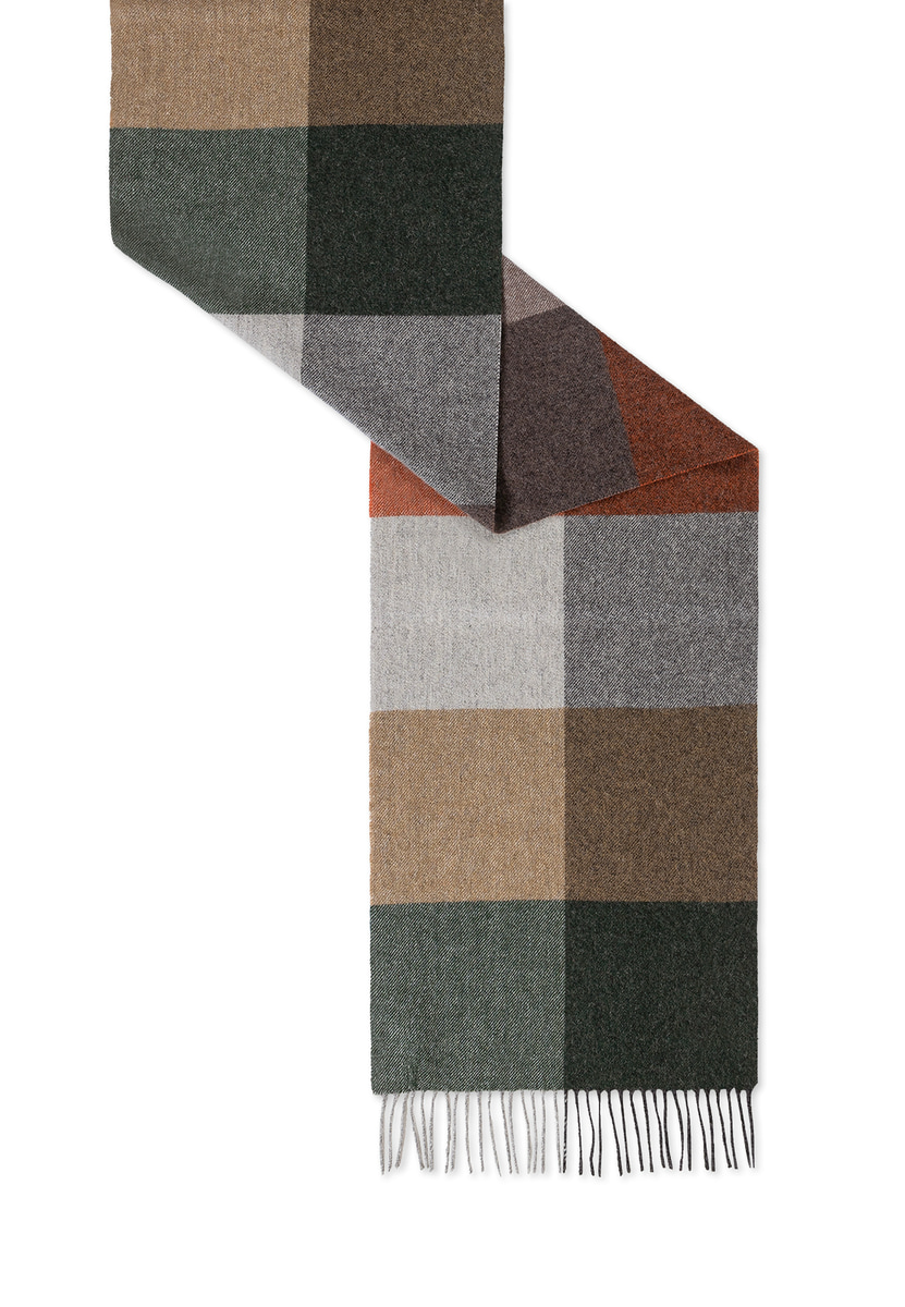 Coloured Squares Women 35x170 - multi camel