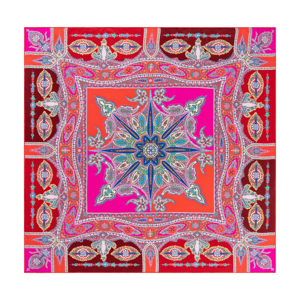 Kaleidoscope 90x90 90x90 - multi red