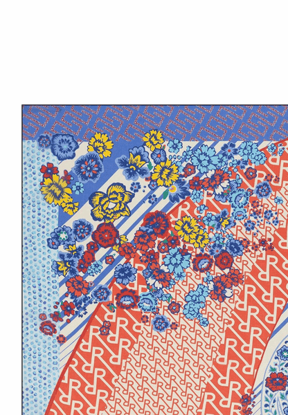 Big Paisley 100x100 - multi bleu