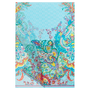 Double-R Paisley 65x180 - multi turquoise