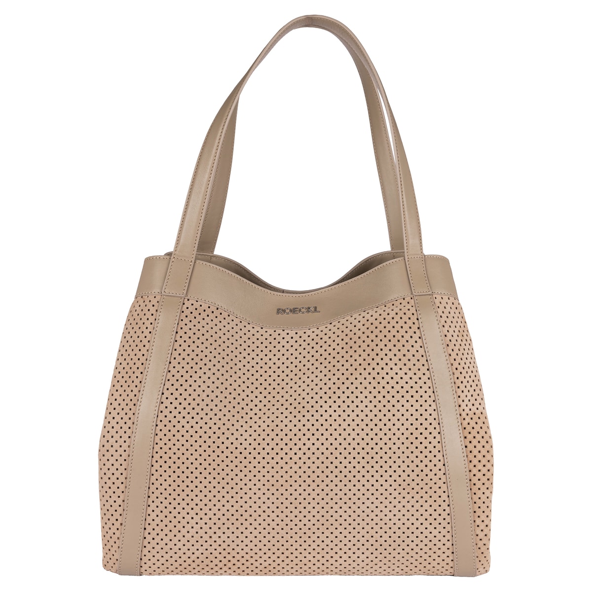 Florence Shopper Perforated   - beige