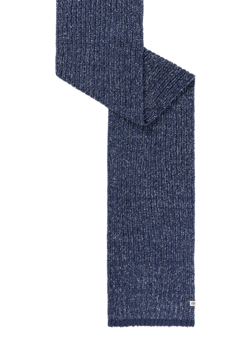Mouliné Stripes Schal 25x180 - multi blue