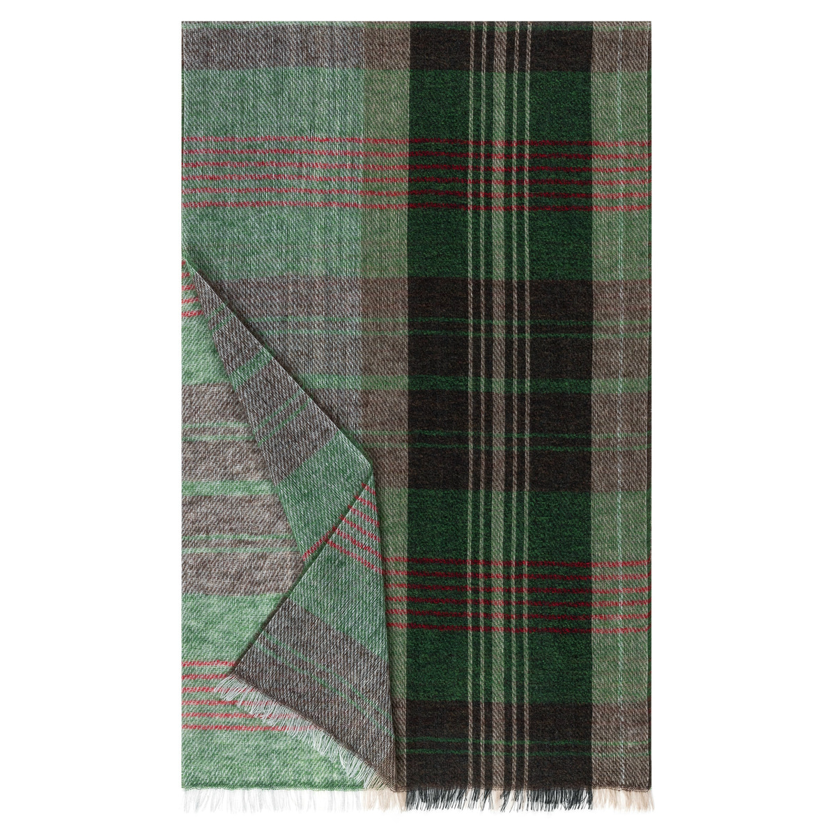 Glencheck 55x180 - multi green