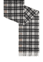 Stripe Tartan 40x180  - black/grey