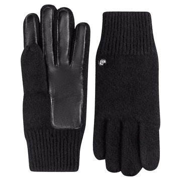 Walkhandschuhe Lederinnenhand - black