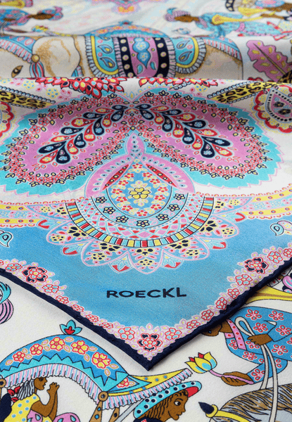 Elephant Parade Silk 140x140 - multi heaven