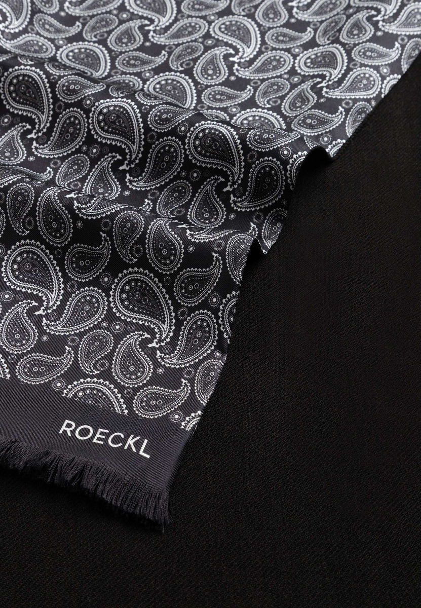 Paisley Pattern 27x184 - multi black