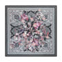 The Art of Flowers 90x90  - multi black