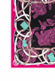 Noble Paisley 90x90 - multi berry