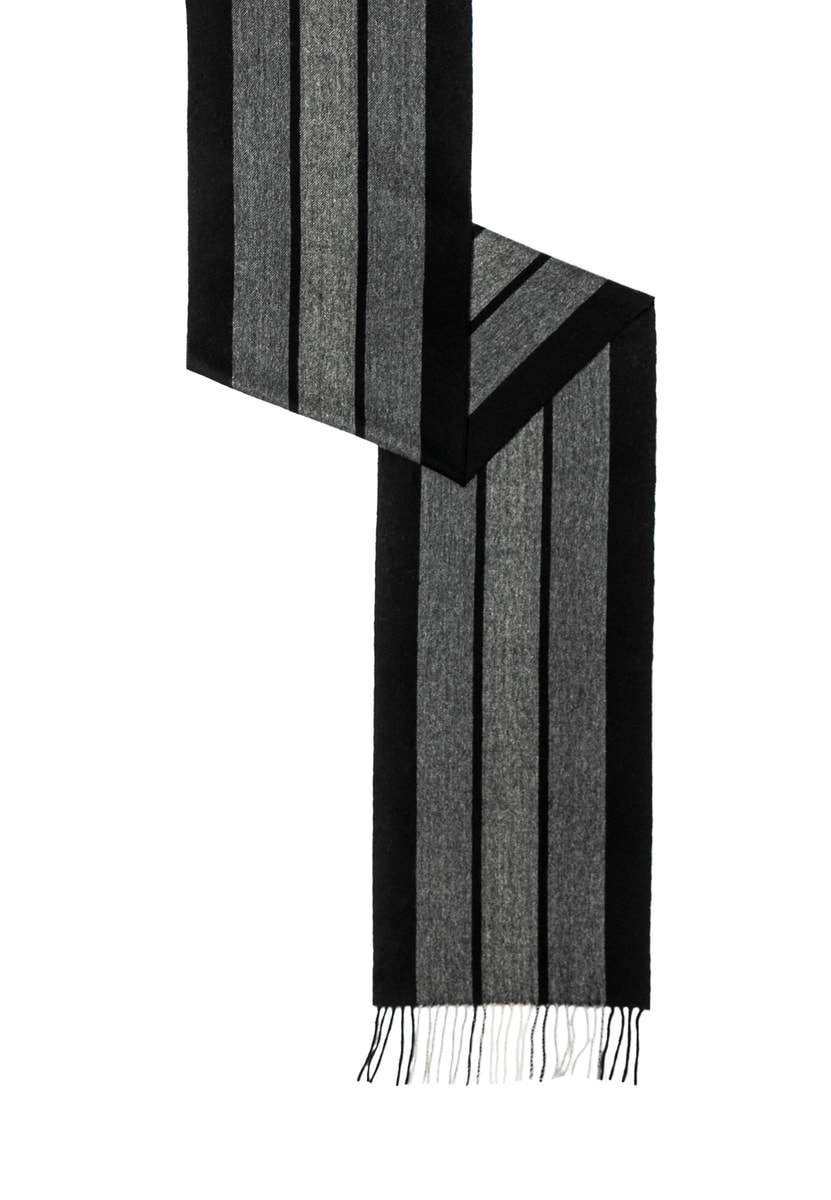 Wide Stripes 30x164  - black/grey