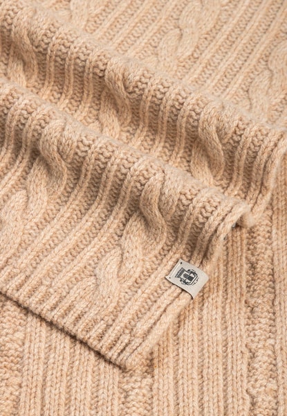 Cabled Charm Schal 30x180  - cashmere