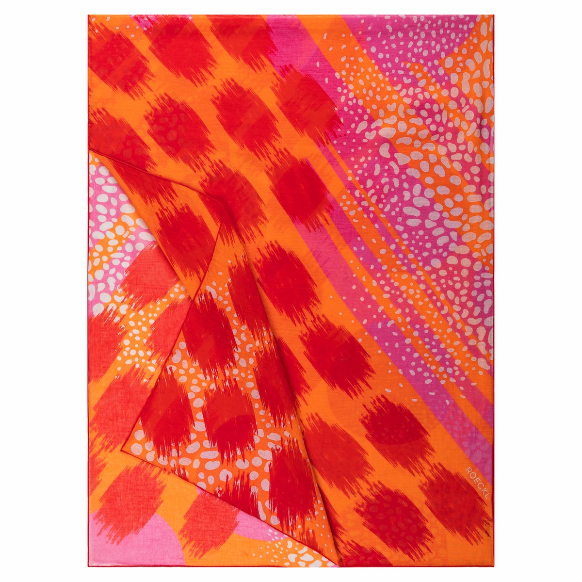 Native Graphic 65x180 - multi tangerine