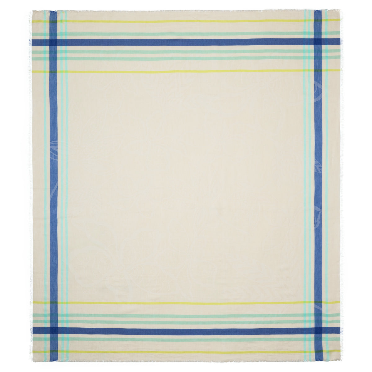 Flower Check 160x140 - sand