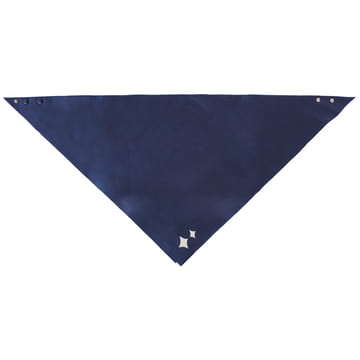 BSTN leather foulard 52 x 52 - cobalt