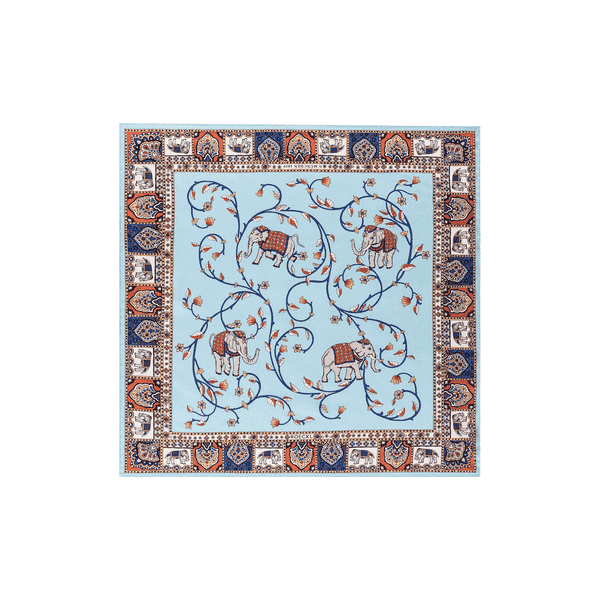 Elephant Garden 53x53 - multi bleu