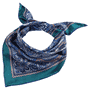 Fine Paisley 53x53  - multi indigo