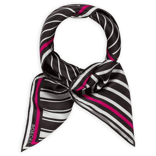 Coloured Stripes 53x53 - black