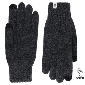 Handschuhe mit Touchfunktion - anthracite