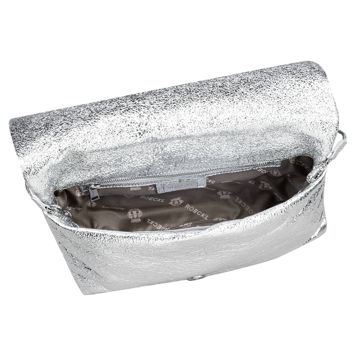 Soho Clutch Metallic small - silver