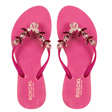 Sparkling Purple Flip Flop - purple