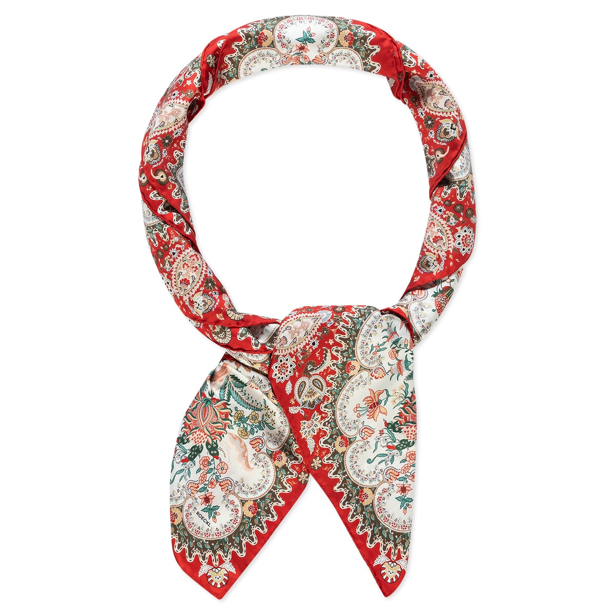 Fior di Seta 140x140  - multi red