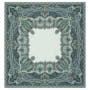 Enchanted Paisley 140x140  - multi green