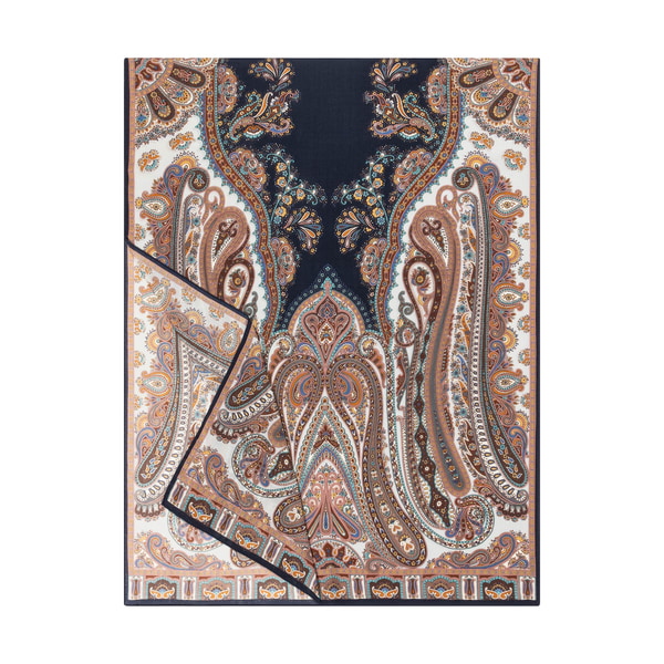 Majestic Paisley 70x180 - multi navy