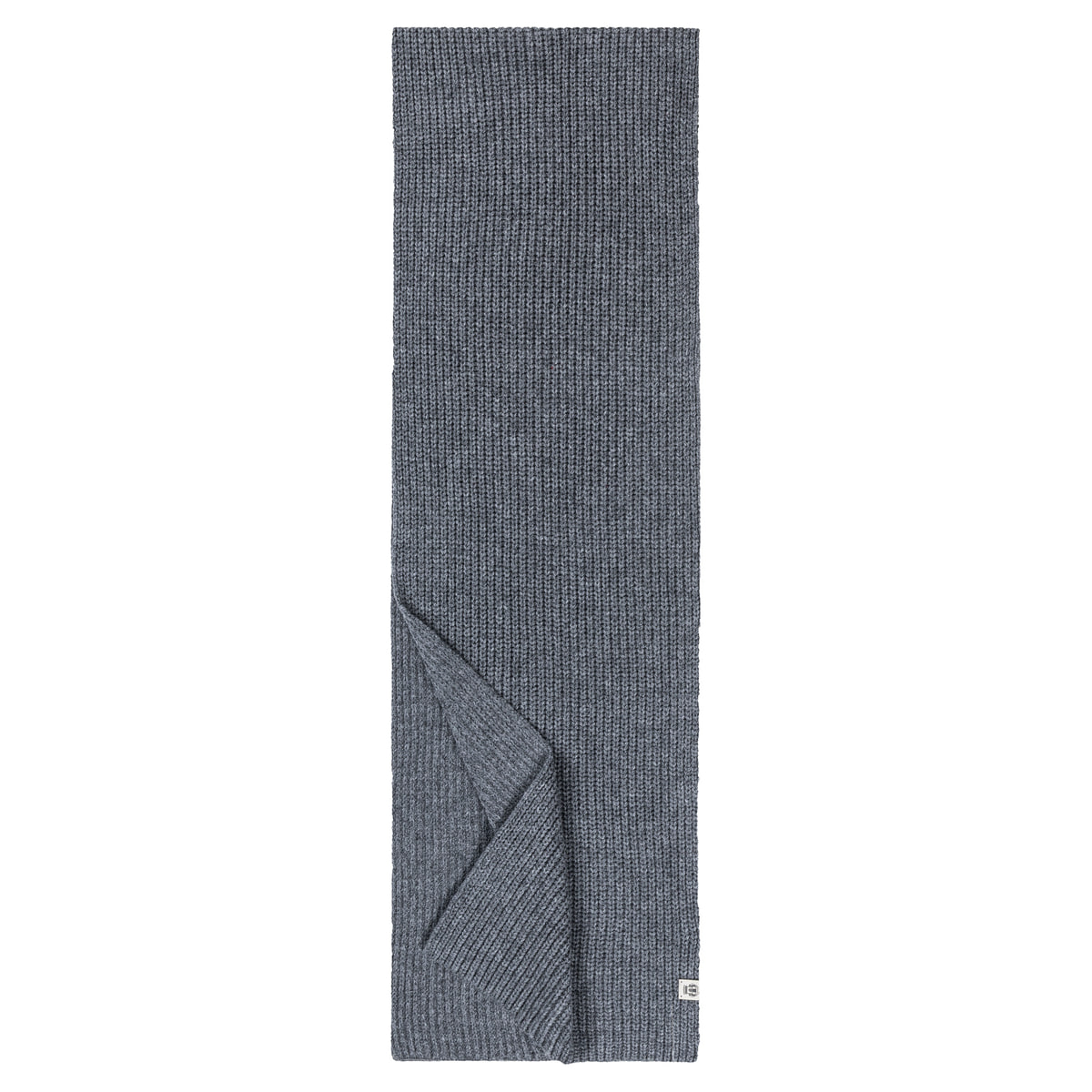 Klassischer Strickschal - anthracite