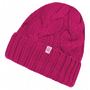 Braided Cashmere Muetze  - berry