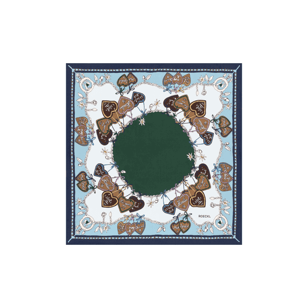 Anni 53x53 - multi navy