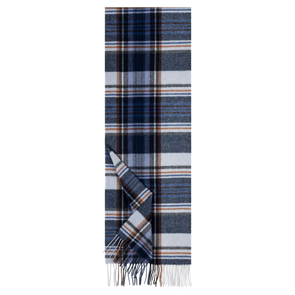 Scottish Tartan Men 30x180  - multi blue